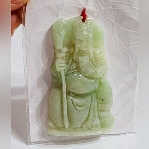 Guan Gong jade pendant